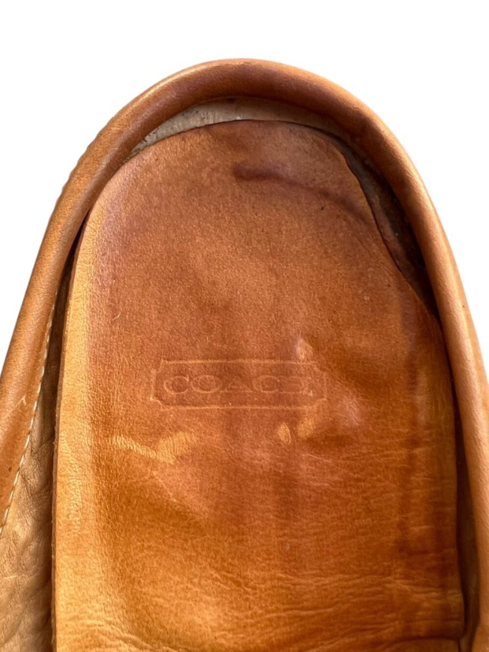y2k Coach mules Vanessa brown jacquard leather trim slip on shoes size 7 womens - Picture 12 of 13